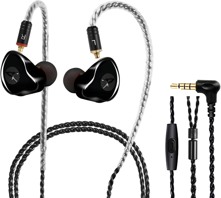 DCMEKA Auriculares de Monitor In-Ear, Auriculares Estéreo HiFi IEM,...
