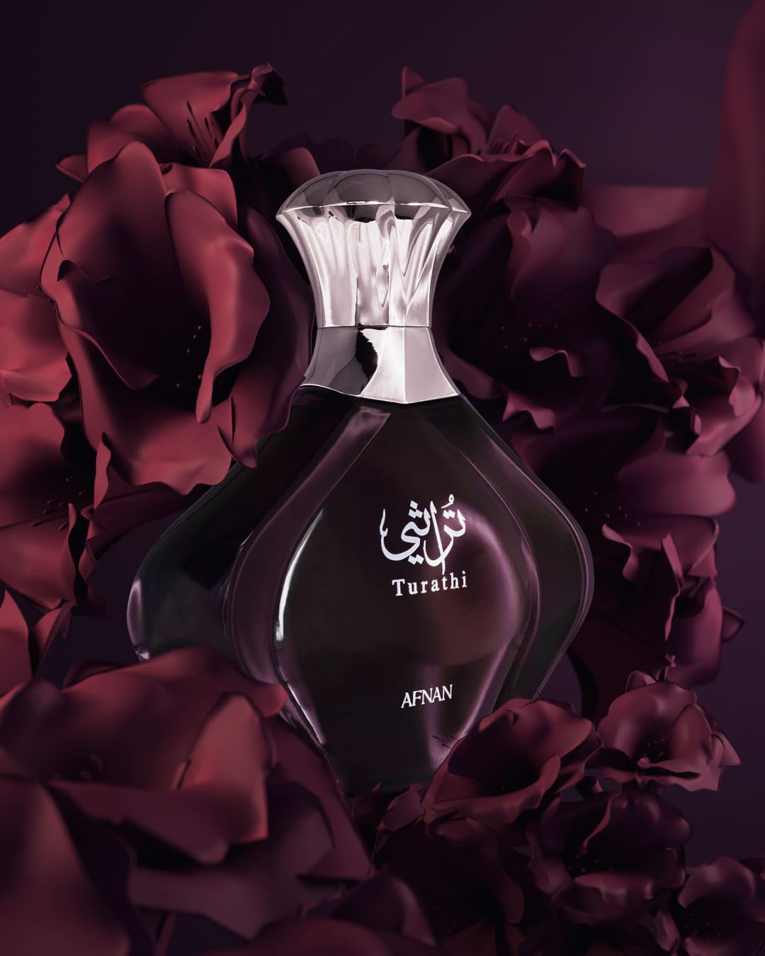 Afnan Turathi Purple Eau de Parfum para Mujeres, 3.0 Fl. Oz