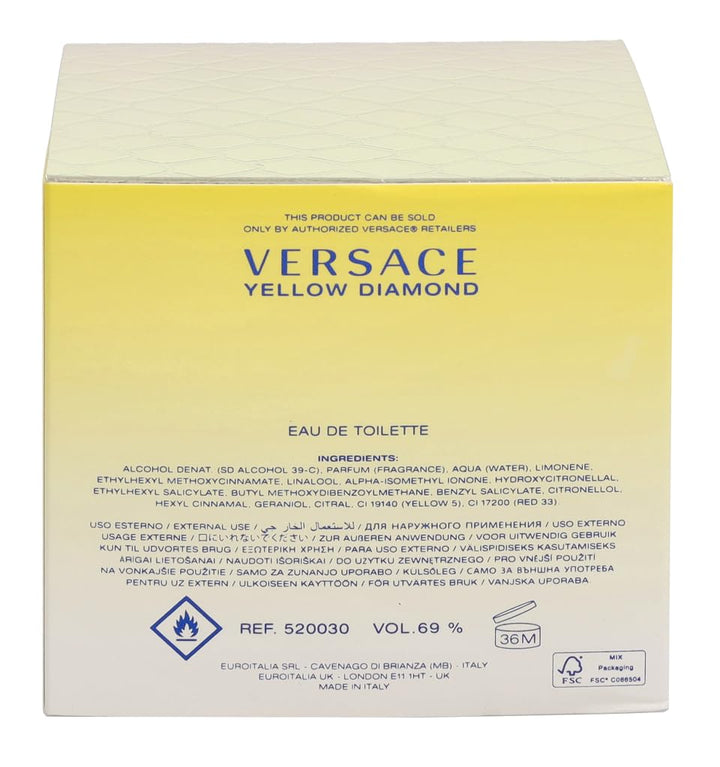Versace Yellow Diamond de Versace Eau De Toilette en espray 1.7 oz