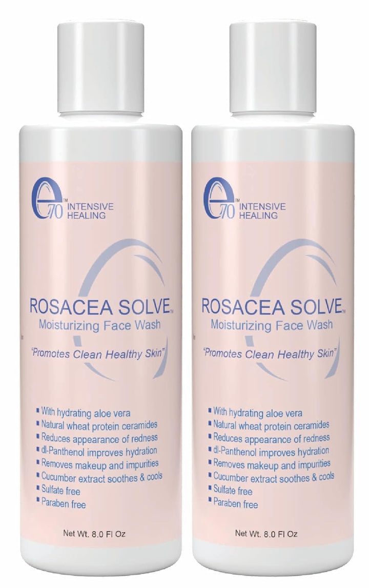 Rosacea Treatment Skin Care Face Wash - Paquete de 2 \u2013 Limpiad...