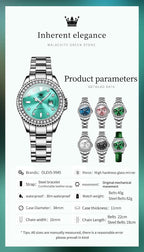 OLEVS Relojes para Mujeres Lujo Diamante con Fecha Analógico Cuartz para Mujer