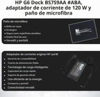 Estación de acoplamiento USB-C G6 de 100 W con puertos HDMI, DisplayPort y