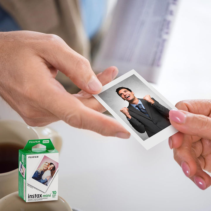 Película instantánea Fujifilm INSTAX Mini (Blanca) para cámaras Fuj...