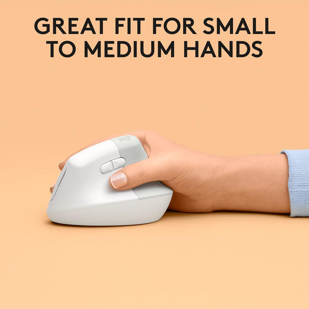 Logitech Mouse ergonómico vertical inalámbrico para Mac, Bluetooth,...