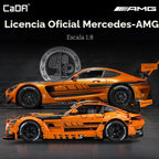 CaDA Master C64008W Mercedes-AMG GT3 - Juego de construcción a escala 1:8 – 5466 piezas con licencia oficial de Supercar, kit de bloques de construcción de autos de carreras grandes para adultos y adolescentes