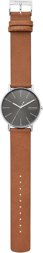 Skagen Signatur - Reloj minimalista de acero inoxidable para hombre