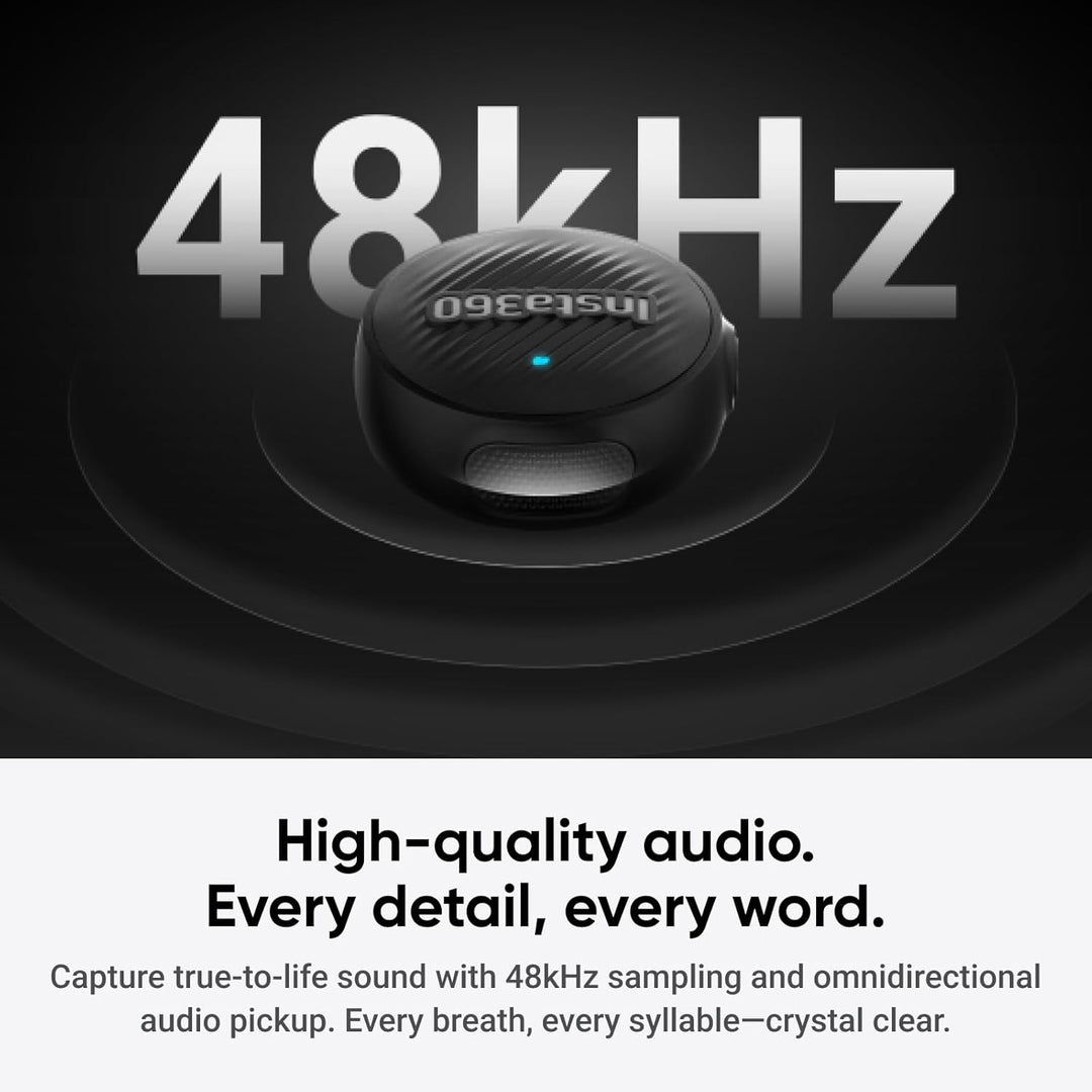 Insta360 Mic Air (1 TX + 1 RX), Micrófono Inalámbrico con Cancelaci...