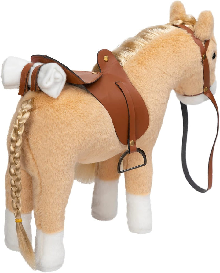 HollyHOME Caballo Palomino de Peluche Animal Bonito Poni Juguete de...