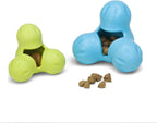 West Paw Zogoflex Tux dispensador interactivo de comida para perro, juguete masticable para perros agresivos, 100% resistencia garantizada, flota, fabricado en EE. UU., L, Agua (Aqua)