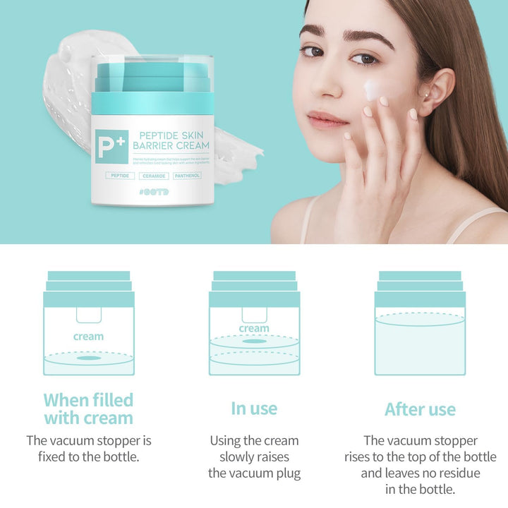 Crema Hidratante Con Peptidos #OOTD Para La Cara, Barrera De Protec...