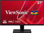 ViewSonic VS2725-2K - Monitor QHD de 27 pulgadas (1440p) con 100Hz,...
