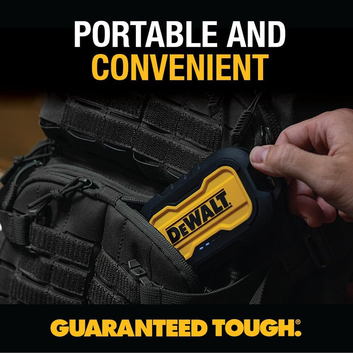 DEWALT Cargador portátil resistente, banco de energía, paquete de b...