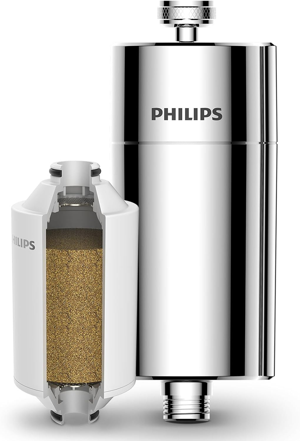 PHILIPS Filtro de ducha, reduce el cloro y los metales pesados