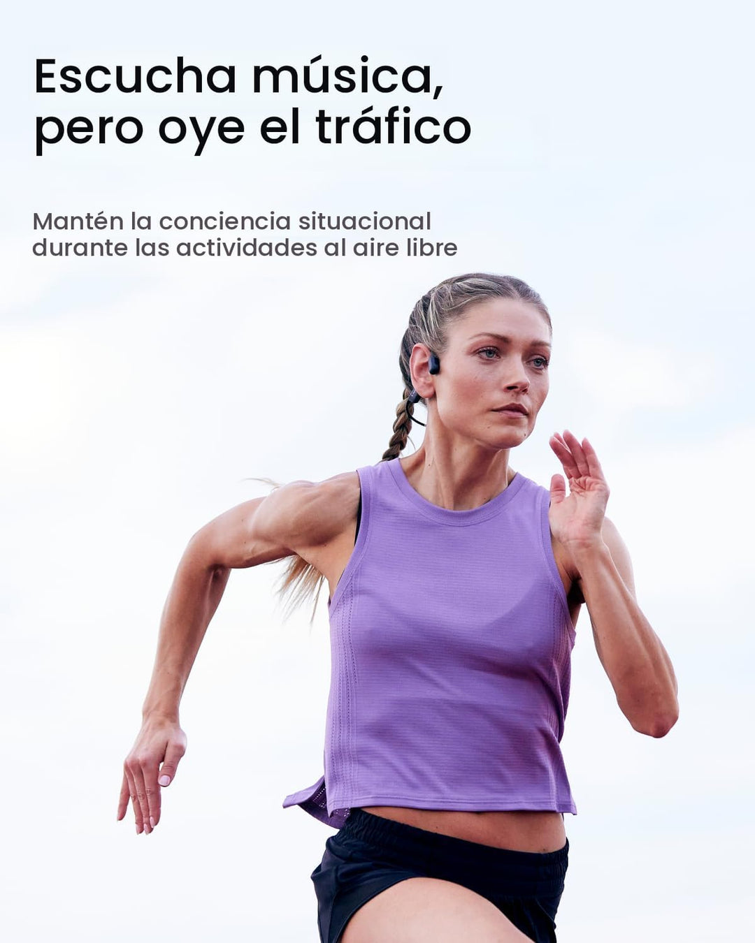 SHOKZ OpenRun Pro - Auriculares de conducción ósea, auriculares dep...