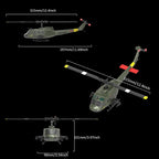 RC ERA C032 UH-1 Huey Helicóptero - Helicópteros a Control Remoto para Adultos, Escala 1/48 2.4G 6CH Avión Estabilizado con Giroscopio con Mantenimiento de Altitud y Flujo Óptico, Dron de