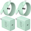 Cargador USB C tipo C cargador de carga rápida 10FT 45W Samsung