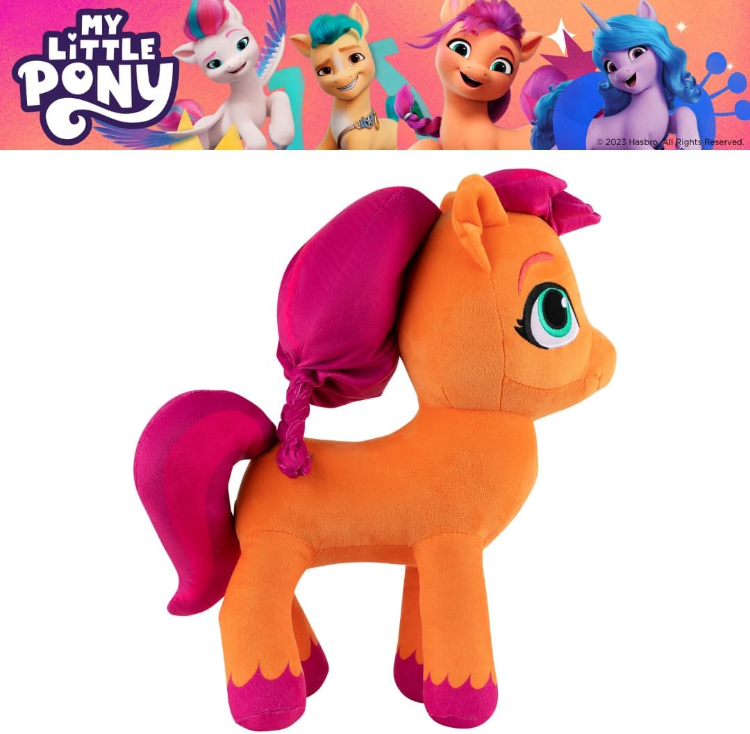 Almohada de peluche súper suave My Little Pony Sunny para niños, talla única, de Franco