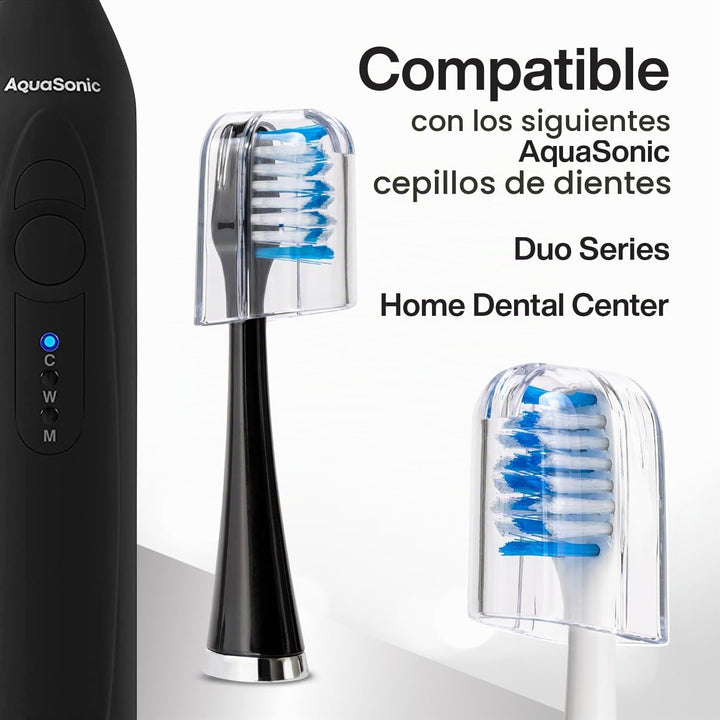 AquaSonic Genuine Duo Series Cabezales de cepillo de repuesto | par...