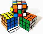 Paquete de 100 mini cubos mágicos, rompecabezas giratorios, juguetes, 3 x 3 cubo mágico de mosaico, arte del cerebro, recuerdos, regalos, suministros de fiesta para niños y niñas