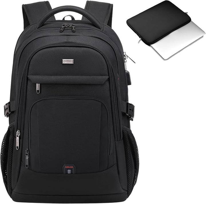 DUSLANG Mochila para laptop de 17 pulgadas para viajes, resistente...