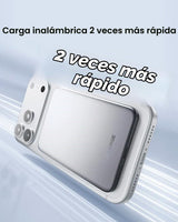 sharge AirMag Magsafe Power Bank, batería ultra delgada, 5000 mAh,...