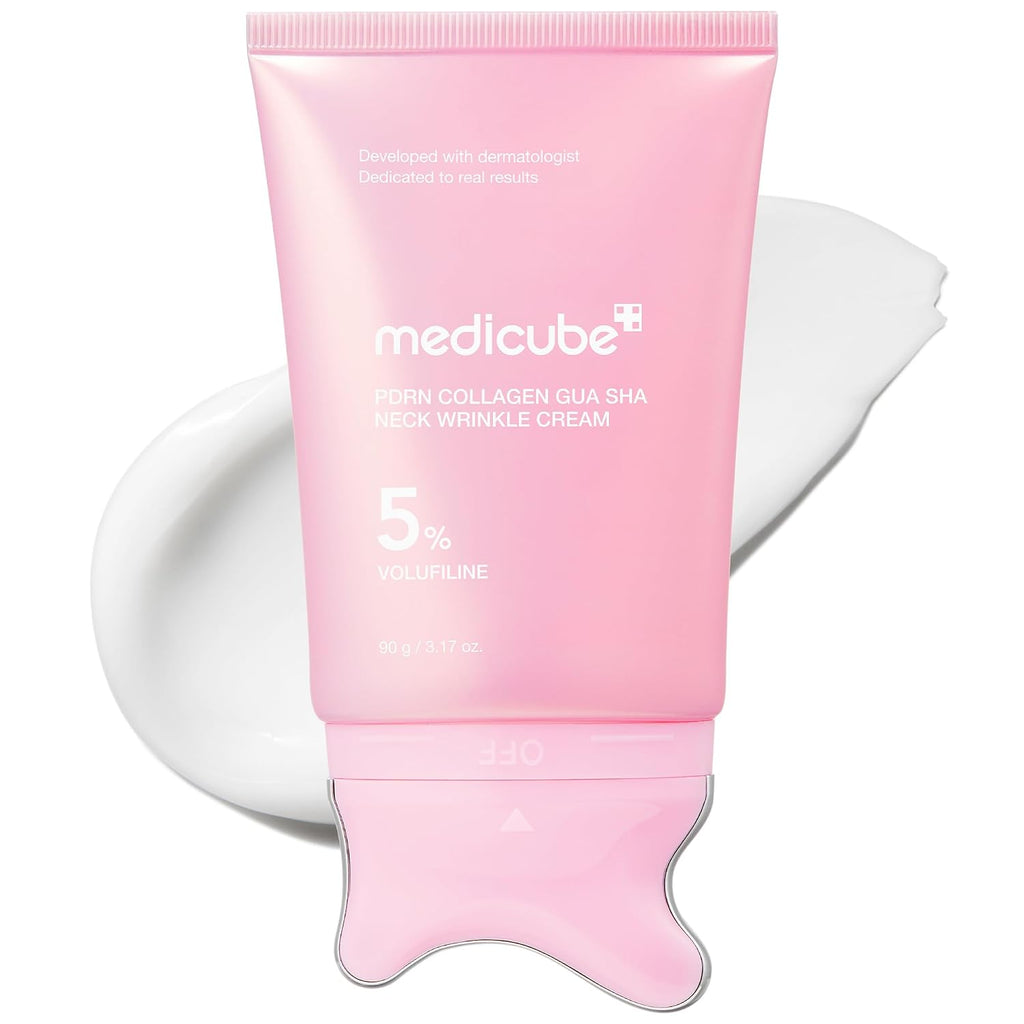 medicube PDRN Colágeno Gua Sha Crema para las arrugas del cuello