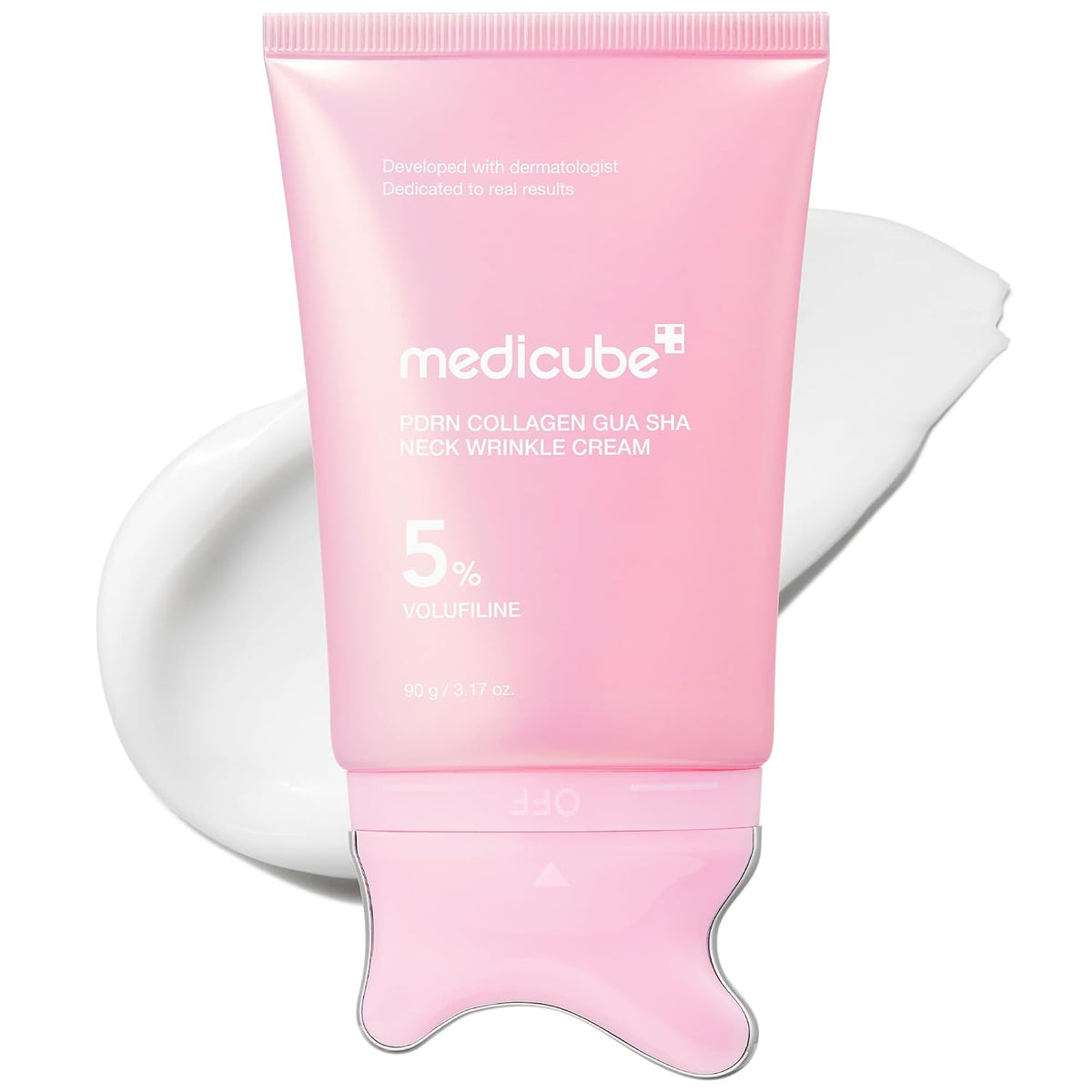 medicube PDRN Colágeno Gua Sha Crema para las arrugas del cuello