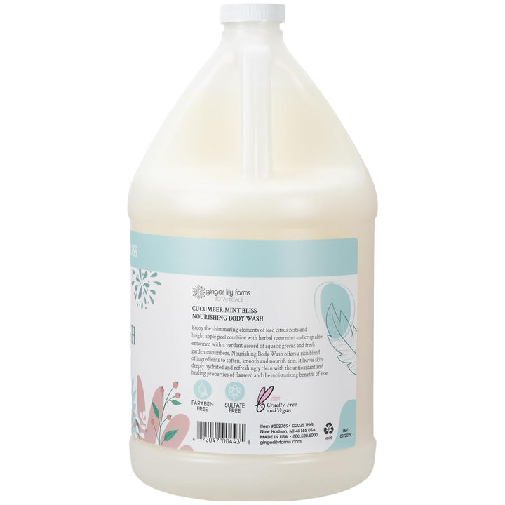 Ginger Lily Farms Botanicals - Jabón corporal nutritivo, 100% vegan...