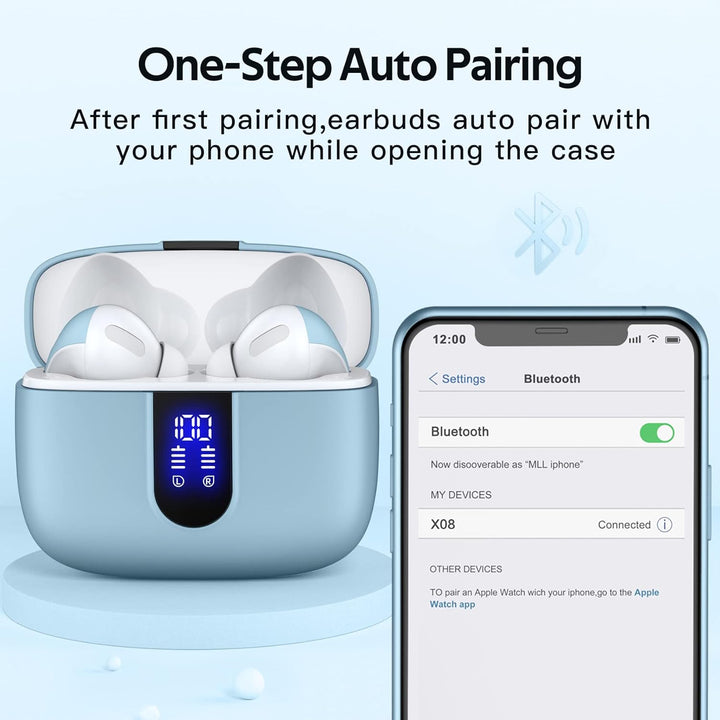 TAGRY Auriculares Bluetooth Auriculares Inalámbricos Verdaderos Aur...