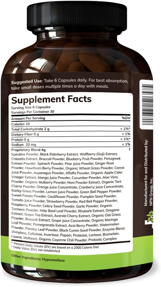 Cápsulas 180 Texas Superfood
