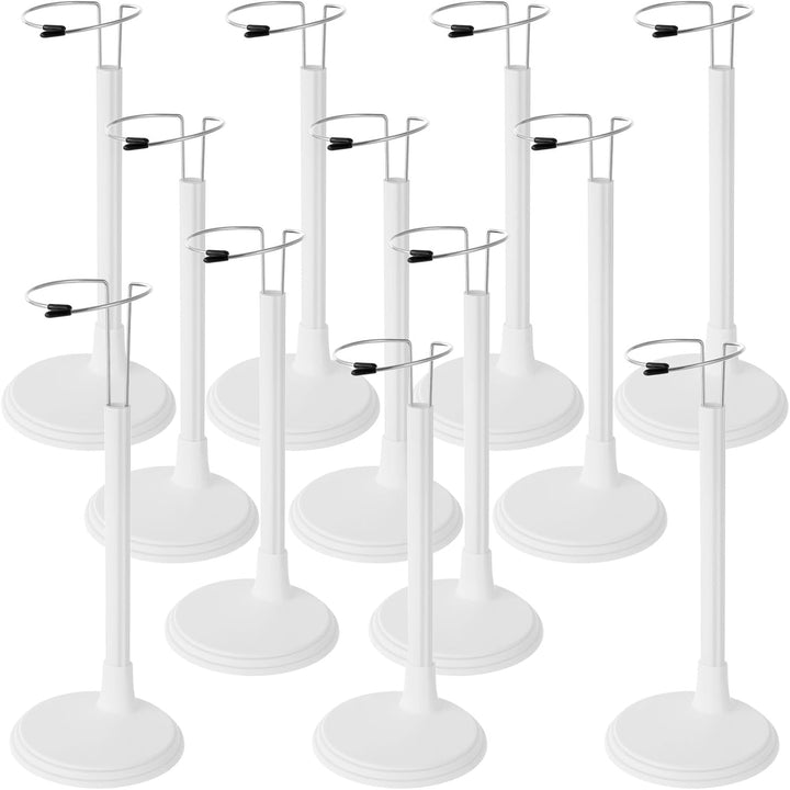 Yaocom 12 piezas de soportes para muñecas para muñecas ajustables d...