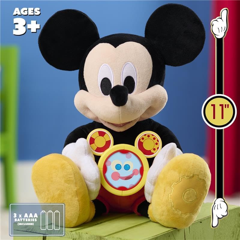 Just Play - Peluche interactivo de Mickey Mouse de Disney