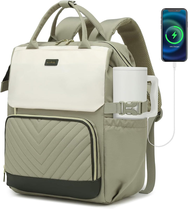 VANKANY Bolsa de libros para mujer, mochila para laptop, bolsas de...