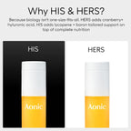 AONIC Complete His, suministro diario de multivitaminas y minerales para hombres