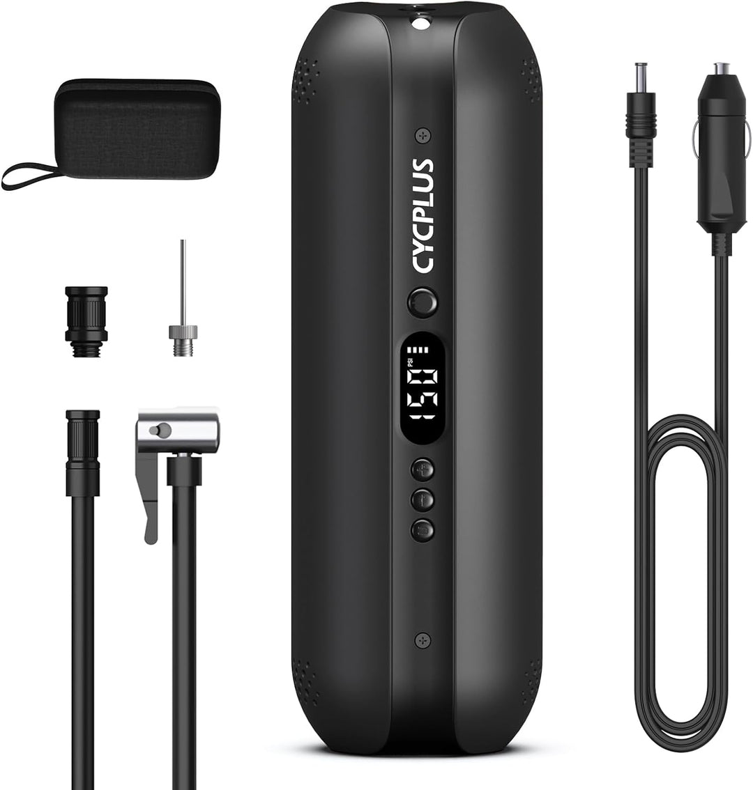 CYCPLUS Compresor de aire portátil para inflador de neumáticos, bom...
