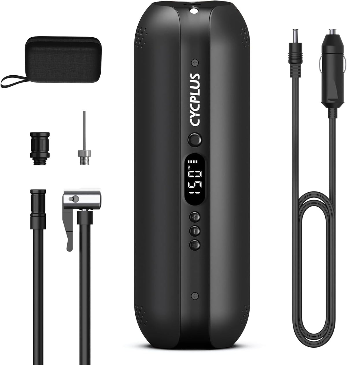 CYCPLUS Compresor de aire portátil para inflador de neumáticos, bom...