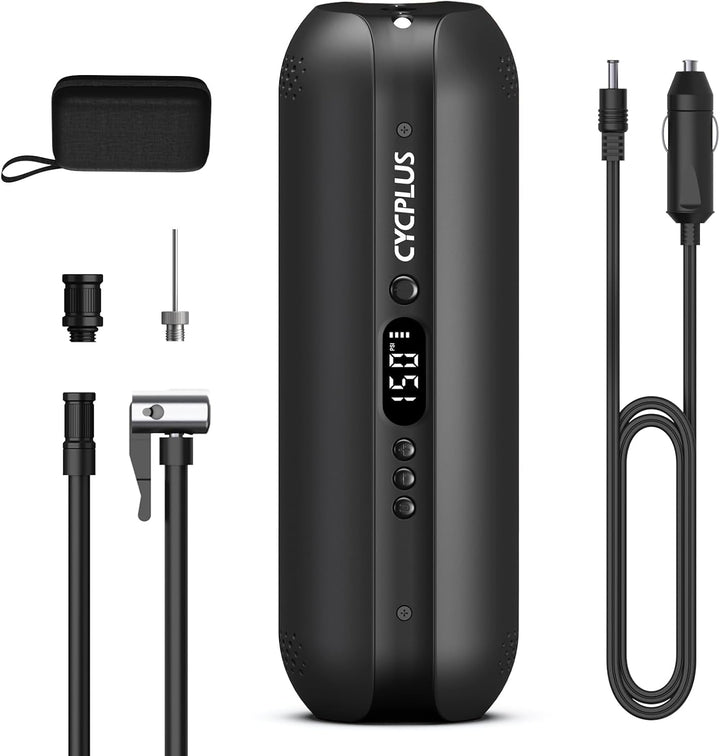 CYCPLUS Compresor de aire portátil para inflador de neumáticos, bom...