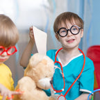 Paquete de 30 Estetoscopios de Juguete para Niños Estetoscopios Desechables a Granel Funcionamiento Real Enfermería Médico Juego de Simulación Accesorios de Disfraz de Enfermera para Niños