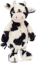Jellycat Becerro Tímido, Animal de Peluche, Mediano de 12 Pulgadas - Juguete de Peluche Clásico del Patio de la Granja - Regalo Clásico para Niños