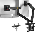 NB SmooVex™ - Soporte para monitor doble, soporte para monitor dual para hasta 32 pulgadas, brazo de monitor de resorte mecánico, VESA 75/3.937 in, modelo-A5C (negro)