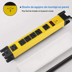 Protector contra sobretensiones de alta resistencia CCCEI. Amarillo, 6ft, 1.