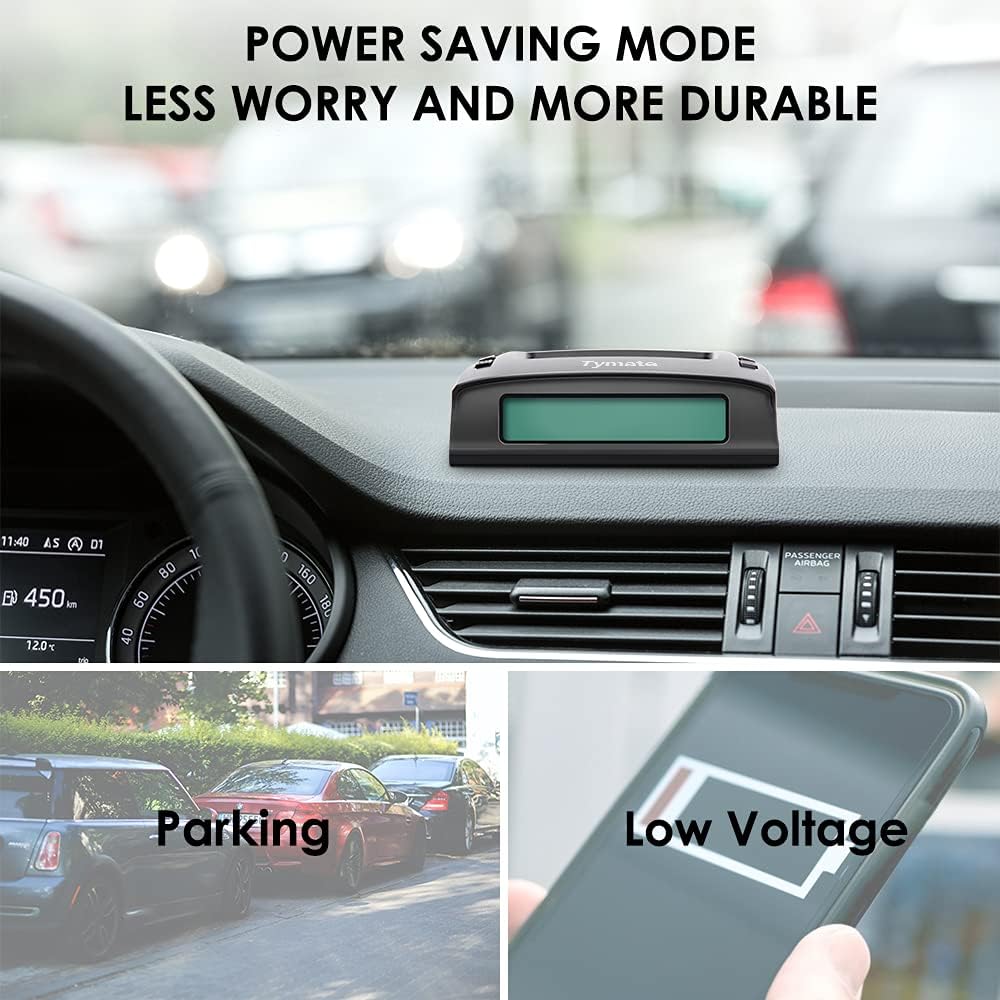 Sistema Tymate de monitoreo de presión de neumáticos para RV - Sistema de monitor de presión de neumáticos M7-3 TPMS (0-87 PSI) con cargador solar, TPMS para RV con 4 sensores y 5 modos de alarma