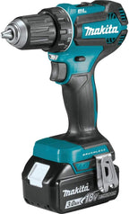 Makita XFD131 18V LXT Litio-Ion Kit de taladro inalámbrico de 1/2" sin escobillas (3.0Ah), velocidad variable