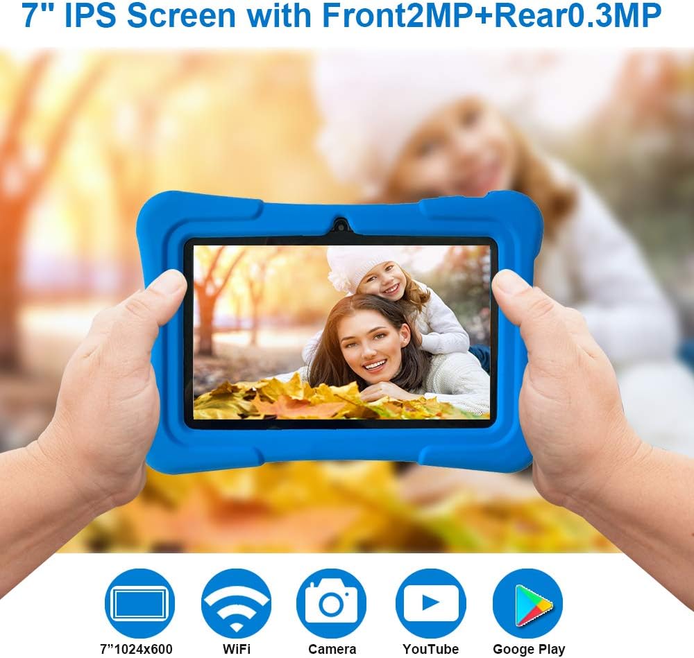 PRITOM Tabletas para niños de 7 pulgadas, Tablet Android 13 para ni...
