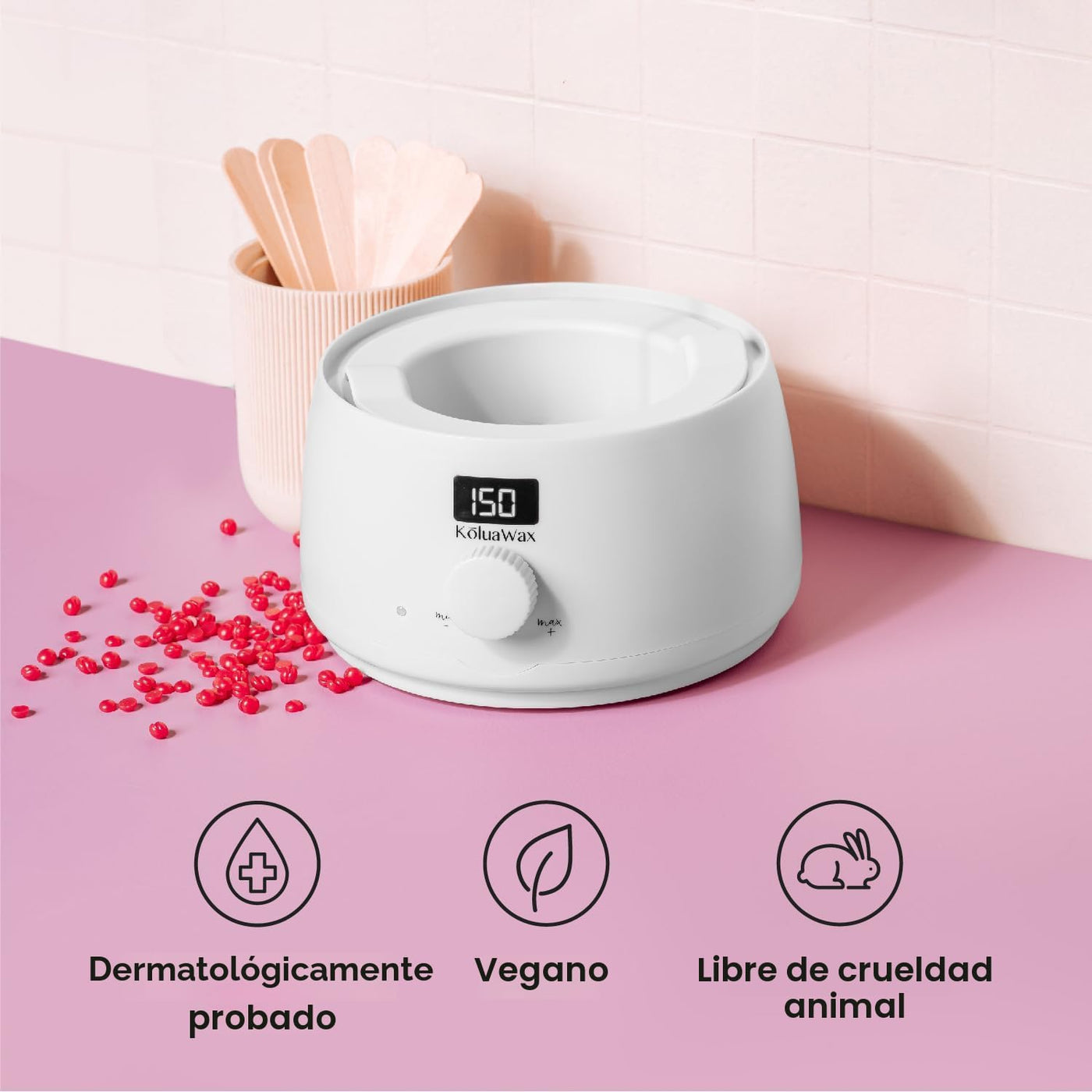 KoluaWax Kit de cera prémium para mujeres, apto para principiantes,...