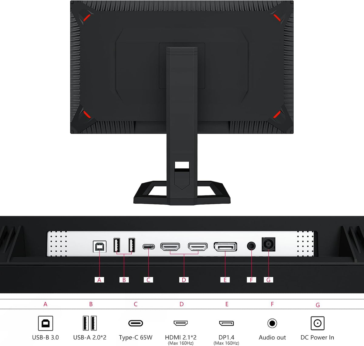 INNOCN 32" Mini LED 4K 144Hz 3840 x 2160P Monitor de juegos par...