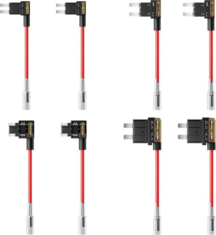 TERUNSOUl Dash Cam Acc Kit de cableado de varios tamaños