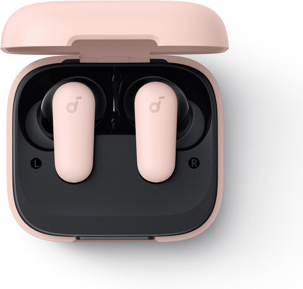 Soundcore Auriculares con cancelación de ruido P30i by Anker, Rosa