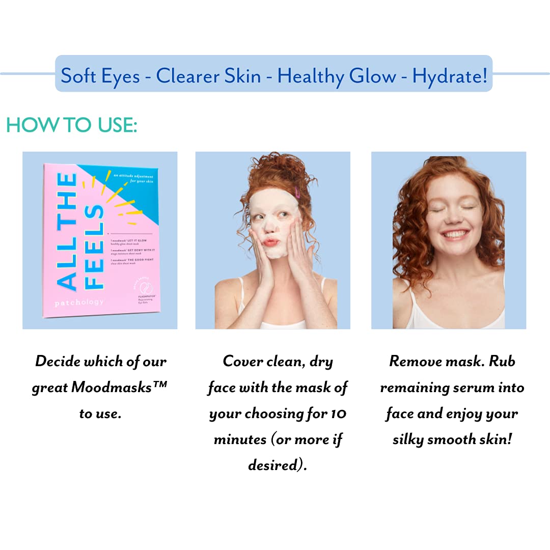 Patchology "All the Feels Sheet Masks - Mascarillas hidratantes...