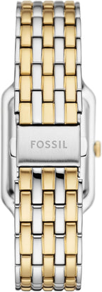 Fossil Raquel - Reloj de cuarzo y acero inoxidable para mujer, con tres manecillas